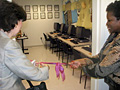 ribbon being cut
