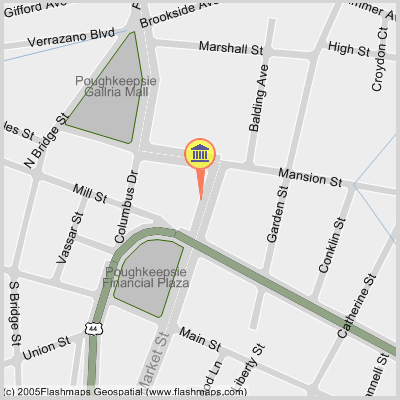 Street-level map of 62 Civic Center Plaza.