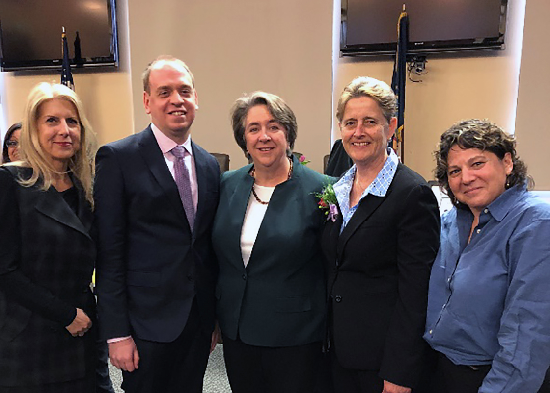 Failla Commission Co-Chair Justice Joanne M. Winslow Receives a Kate Stoneman Award from Albany Law School (March 27, 2018)