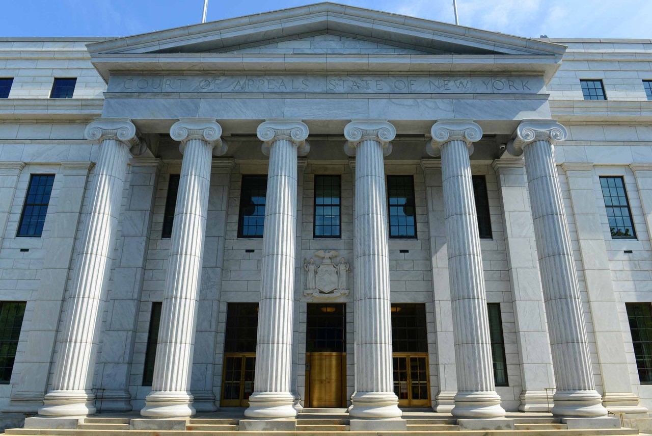 Front exterior of Court of Appeals Hall in Albany, New York