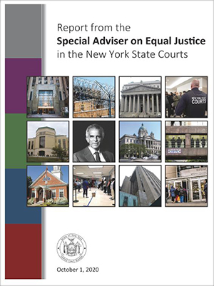 Special Adviser on Equal Justice, Report Cover