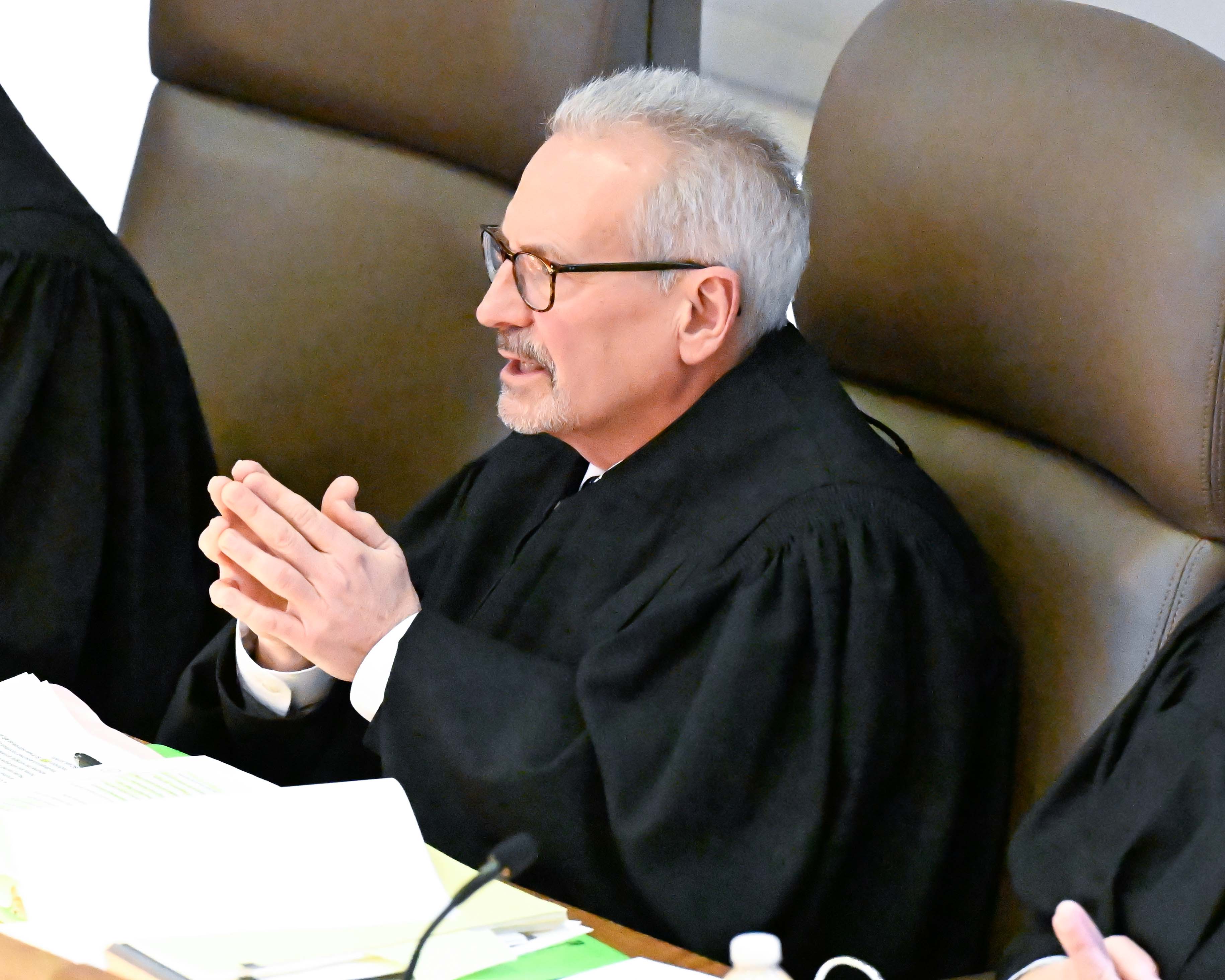A picture from the court session held at Albany Law School.