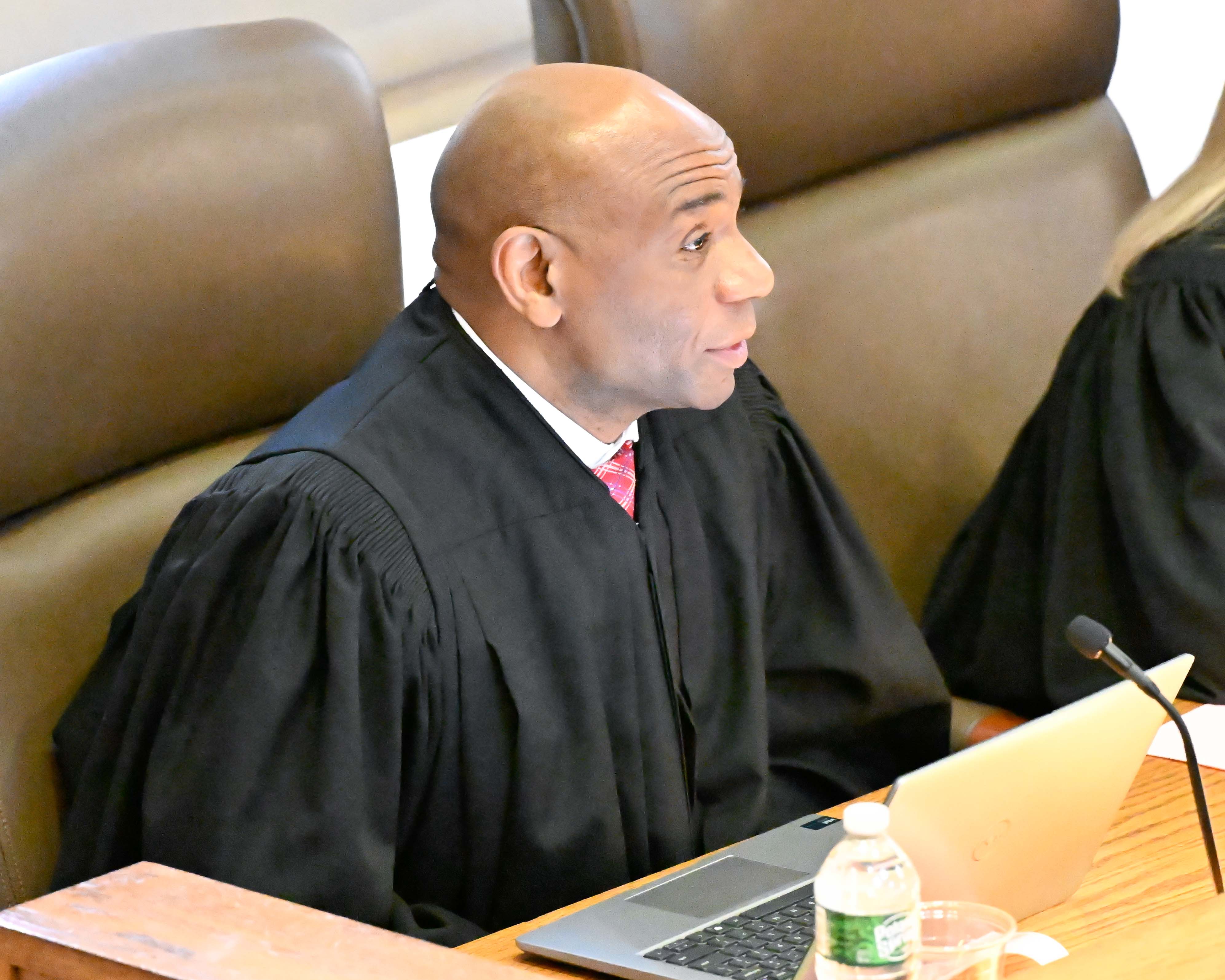 A picture from the court session held at Albany Law School.