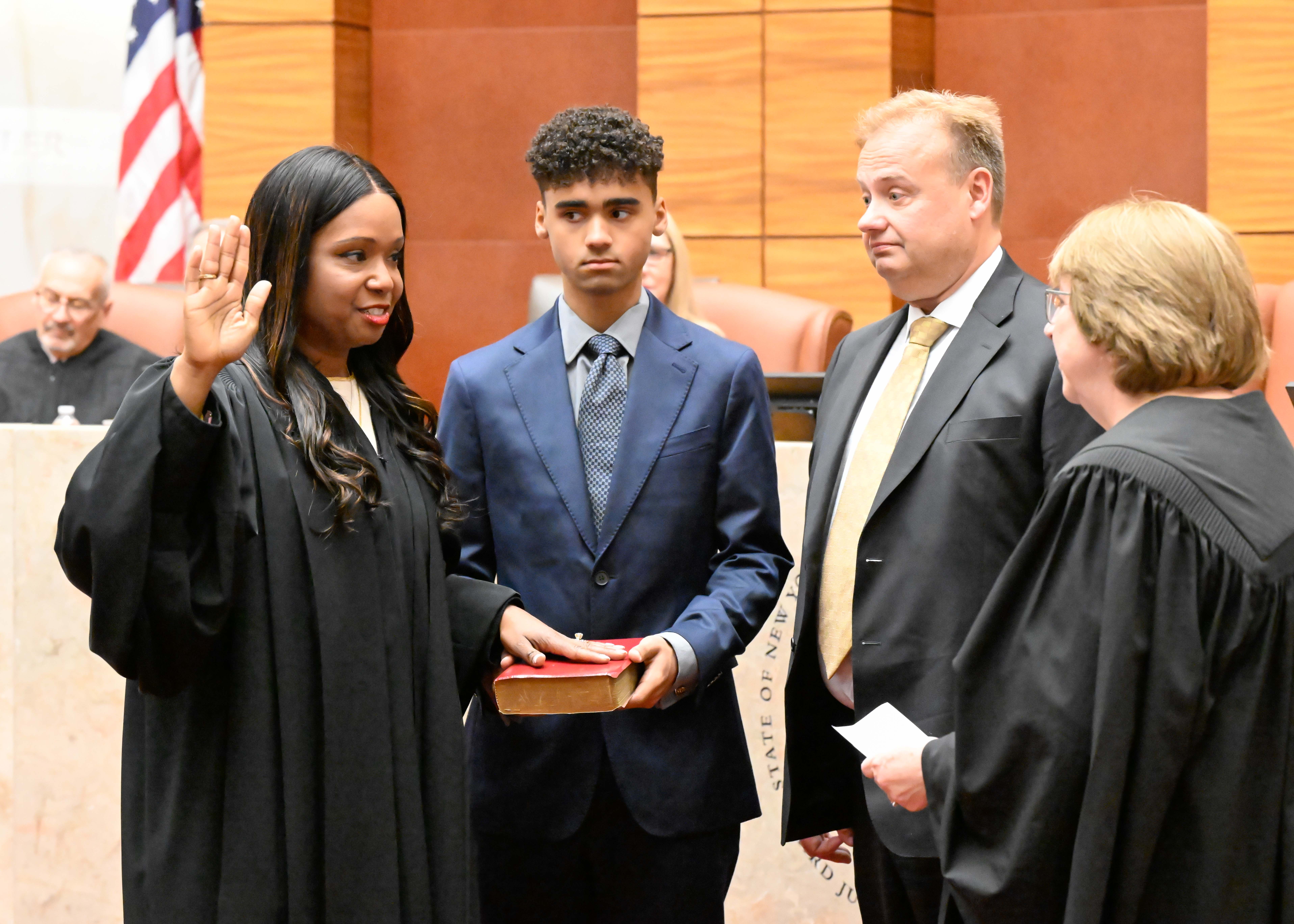 A picture from Justice Ryba's swearing in ceremony.