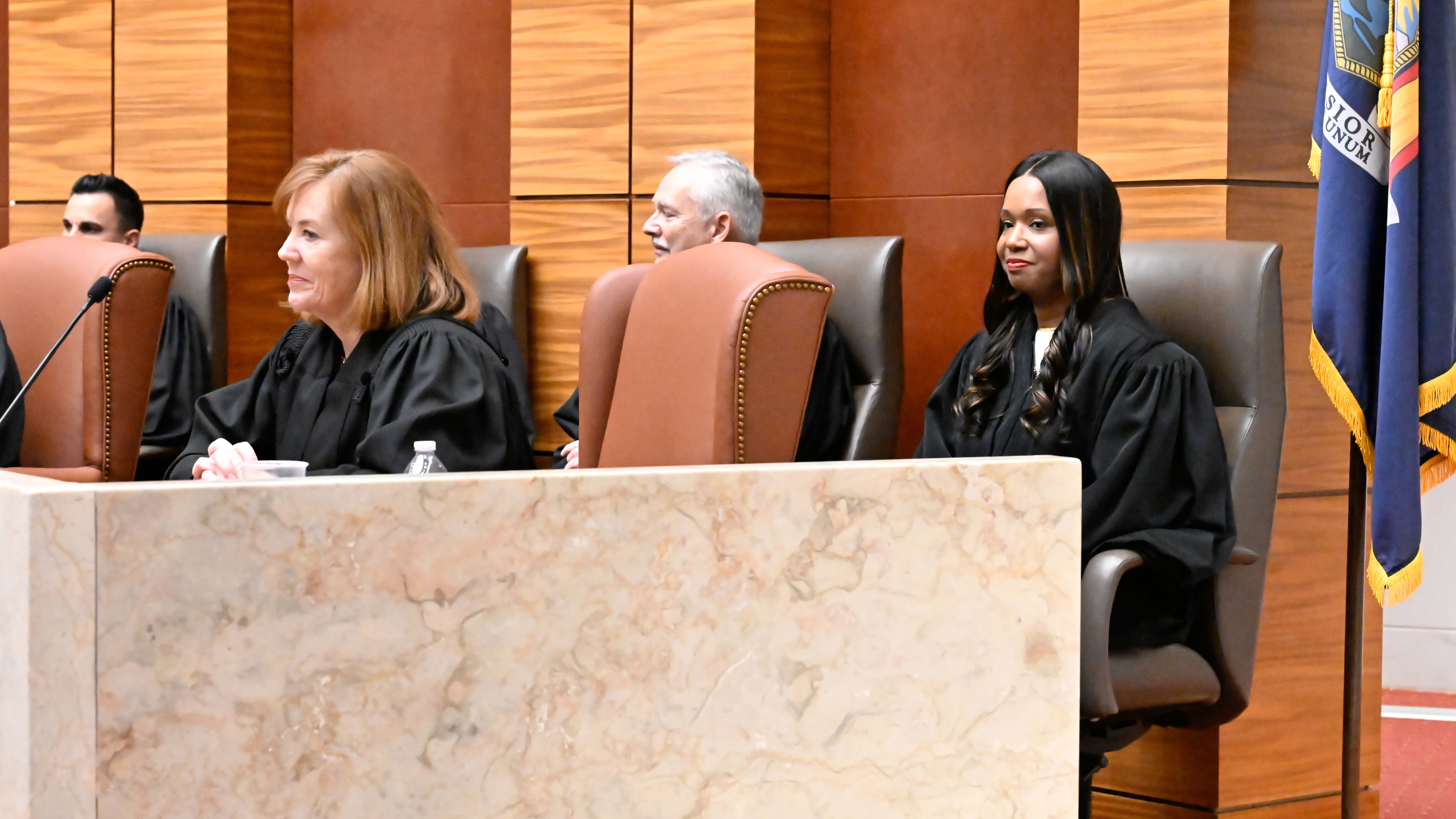 A picture from Justice Ryba's swearing in ceremony.