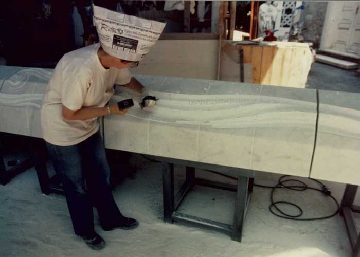 Harriet Feigenbaum at work. Photo 4 of 6.