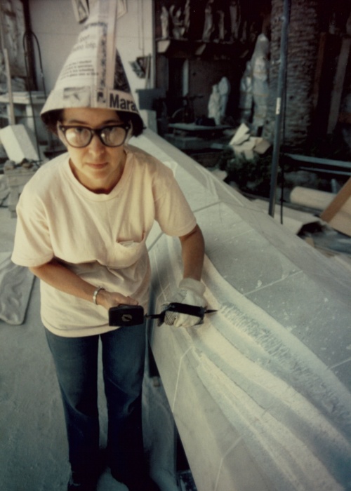 Harriet Feigenbaum at work. Photo 1 of 6.