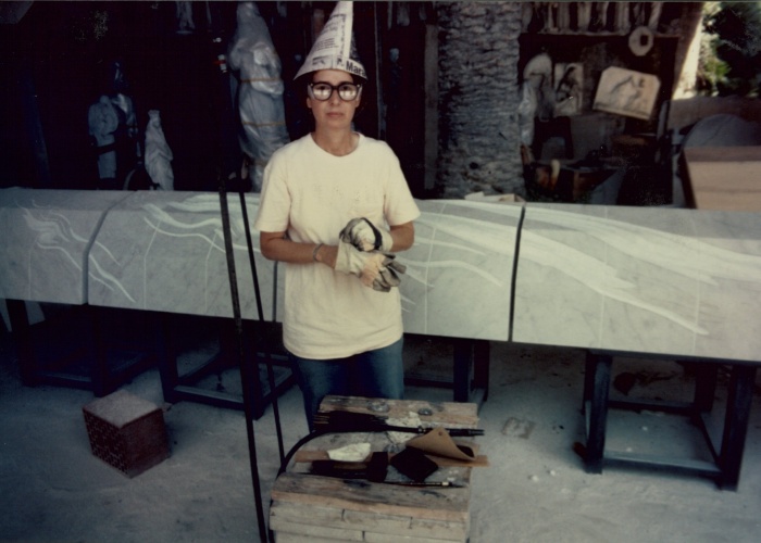 Harriet Feigenbaum at work. Photo 5 of 6.