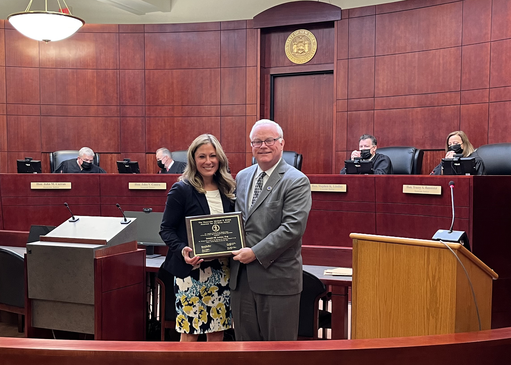 Jennifer M. Lorenz Receives Award