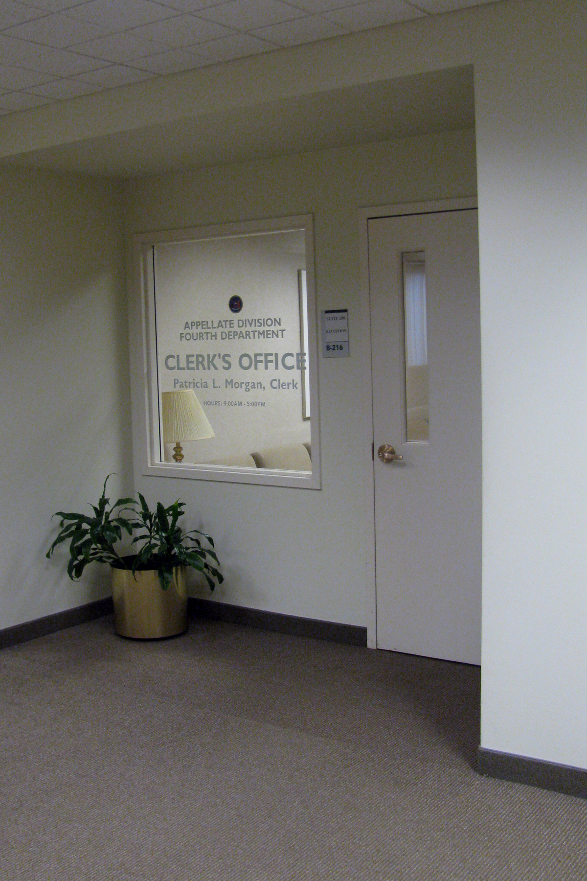 Clerk's Office entrance