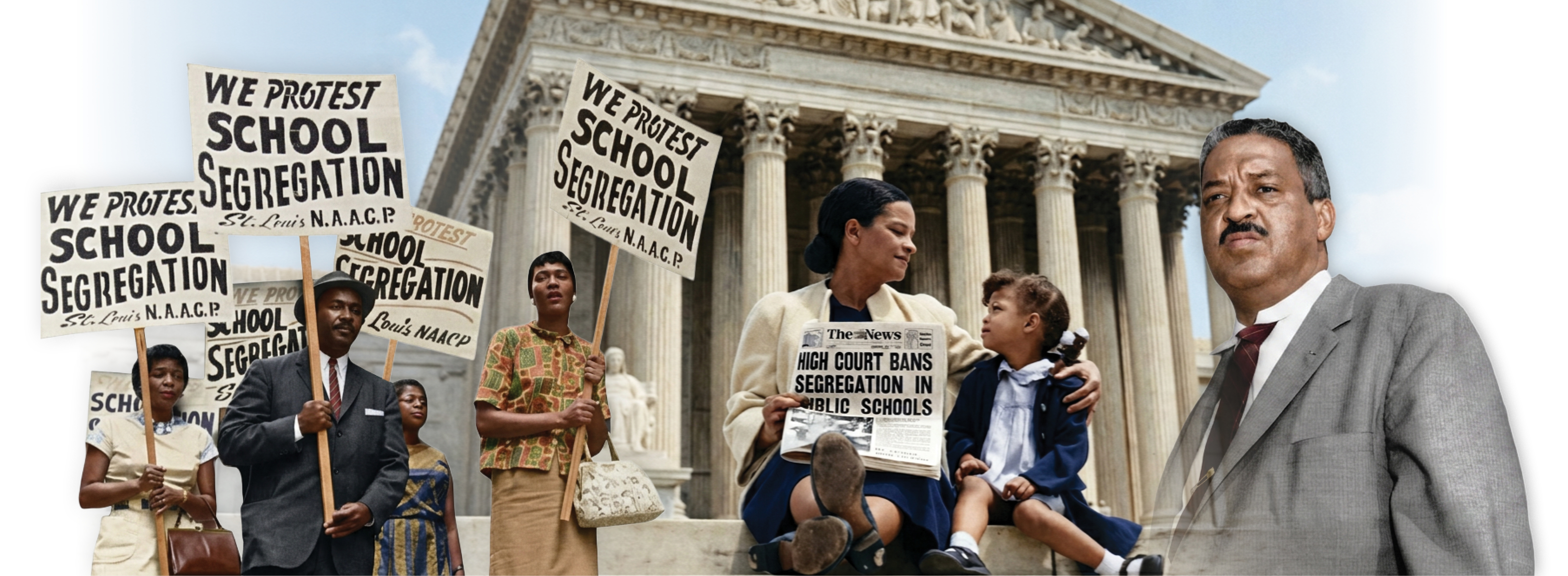 America 250 slide: Separate Is Not Equal