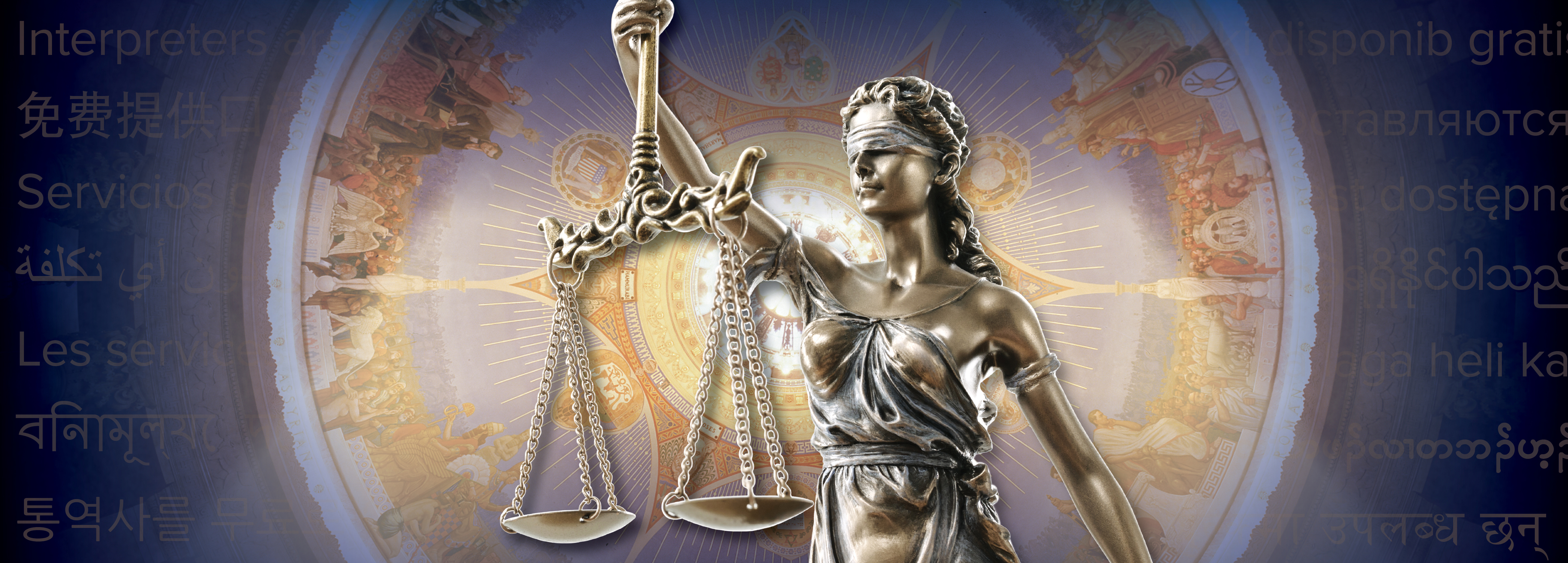 America 250 slide: Justice Must Be Accessible