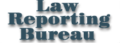 Return to the New York State
Law Reporting Bureau's Home Page