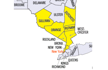 Map of Southern district