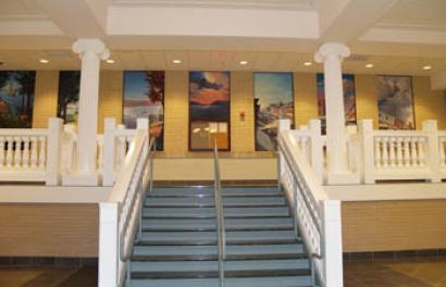 Newburgh Courthouse Staircase to Mural Gallery