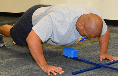 Incorrect push-up A