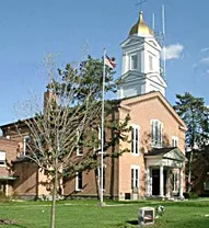 Description of photo: Schuyler County Courthouse view