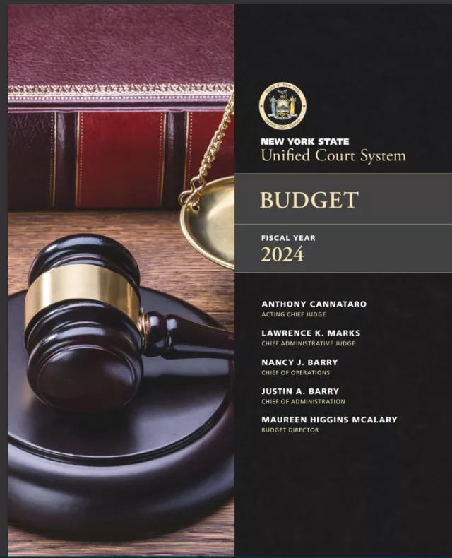 Judiciary Budget Book for Fiscal Year 2024 
