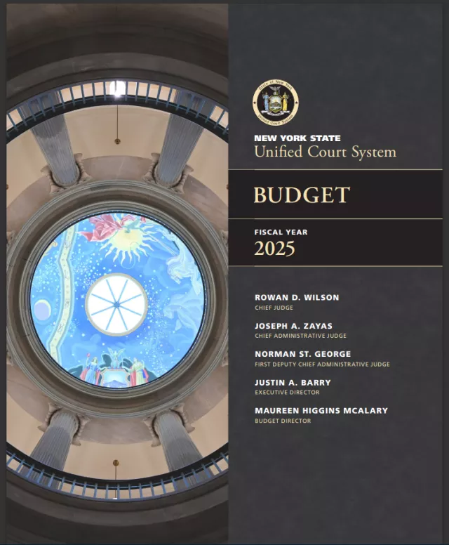 Judiciary Budget Book Fiscal Year 2025
