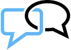 Speech bubbles icon