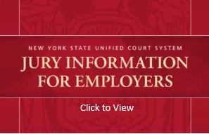 Jury Information for Employers