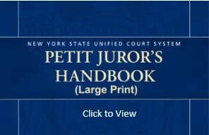 Trial Jurors Handbook Large Print