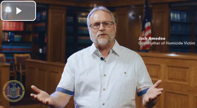 Jack Amodeo Grandfather of Homicide Victim on screen