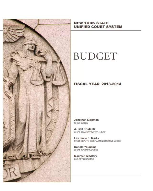Judiciary Budget Book Fiscal Year 2014