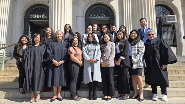 "A Day at Queens Court" presenters at Queens County Supreme Court's Civil Term and New York City Civil Court in recognition of Hispanic Heritage Month.    