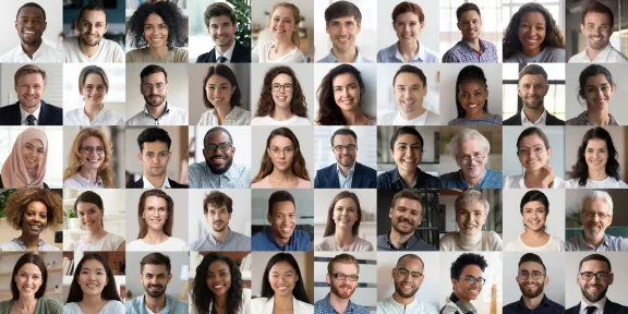 Group of diverse people
