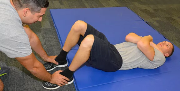 Correct Sit-Ups laying down