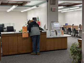 The Help Center located in the Onondaga Supreme Court Law Library