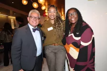 Chief Administrative Judge Joseph A. Zayas, Aiyana Coard, Statewide Indian Child Welfare Act (ICWA) Coordinator, NYS UCS, and Deputy Chief Administrative Judge for Justice Initiatives Hon. Edwina G. Richardson.